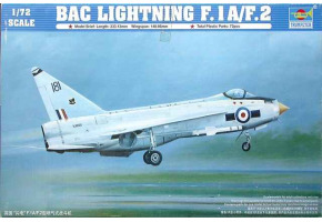 Збірна модель британського винищувача Electric (BAC) Lightning F.1A/F