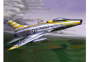 Збірна модель надзвукового американського винищувача F-100D Super Sabre