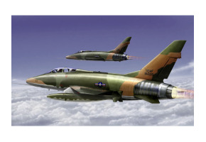 >
  Збірна модель 1/72
  Надзвуковий
  винищувач F-100F Super Sabre
  Trumpeter 01650