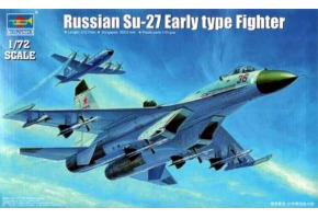 Збірна модель 1/72 Винищувач Су-27 раннього типу Trumpeter 01661
