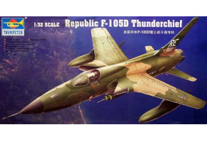 Scale model 1/32 U. S. Republic  F-105D Thunderchief Trumpeter 02201