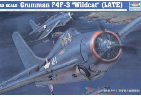 Збірна модель 1/32 Літак Grumman F4F-3 “Wildcat” (пізній) Trumpeter 02225