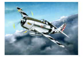 Збірна модель 1/32 Американський винищувач-бомбардувальник P-47D Тандерболт "Razorback" Trumpeter 02262