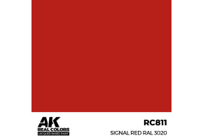 Акрилова фарба на спиртовій основі Signal Red / Червоний Сигнальний RAL 3020 AK-interactive RC811