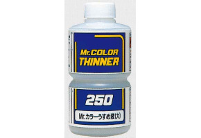 Mr. Color Solvent-Based Paint Thinner, 250 ml / Thinner for nitro paints