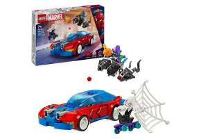 Конструкто LEGO Super Heroes Marvel Автомобиль для гонки Человека-Паука и Зеленый Гоблин-Веном 76279