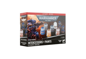 Ігровий набір Warhammer 40000 - SPACE MARINES - INTERCESSOR +PAINTS
