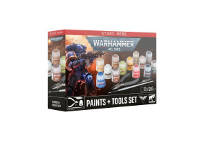 Ігровий набір Warhammer 40000 - PAINTS + TOOLS
