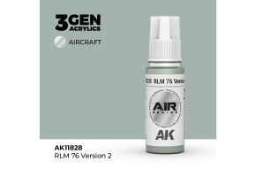 Акрилова фарба RLM 76 Version 2 / Блідо-зелений 2 AIR АК-interactive AK11828