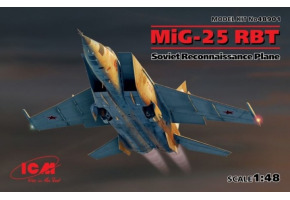 Buildable model of the Soviet reconnaissance aircraft MiG-25 RBT