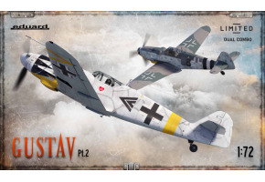 Збірна модель 1/72 Літак Messerschmitt Bf-109g GUSTAV LIMITED DUAL COMBO part 2 Eduard 2145