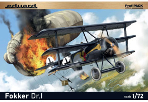 Збірна модель 1/72 Триплан Fokker Dr.I Eduard 7039