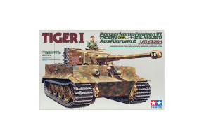 Збірна модель 1/35 Німецький танк Tiger I Пізнє виробництво Tamiya 35146