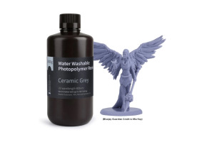 Фотополімерна смола ELEGOO Water Washable Resin "Ceramic Grey" (Керамічний сірий) 1кг