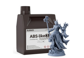 Фотополімерна смола ELEGOO ABS-Like 3.0 resin (сіра) 2кг