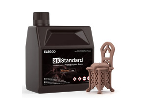 Фотополімерна смола ELEGOO Standard Resin 8k "Red Clay" (Червона глина) 2кг