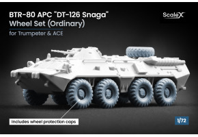 Набір коліс DT-126 Snaga для БТР-80 від Trumpeter та ACE ScaleX WM 72014