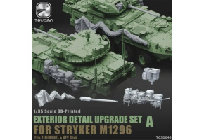 Збірна модель 1/35 3D-друкований набір зовнішньої деталізації EXTERIOR DETAIL UPGRADE SET A для STRYKER M1296 Zimi TC3D046