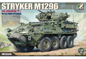 Збірна модель 1/35 Американський ICVD Stryker M1296 ICV-Dragoon з модернізацією ESA MWO Zimi ZM35046