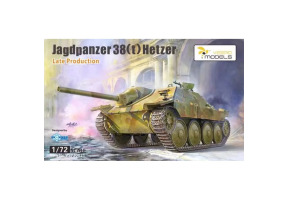 Збірна модель 1/72 САУ Jagdpanzer 38(t) Hetzer пізнього виробництва Vespid Models VS720021