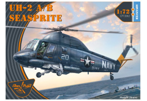 Сборная модель 1/72 американский вертолёт UH-2 А/Б Seasprite Clear Prop 72002