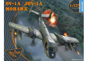 Збірна модель 1/72 американський літак ОВ-1А / JOV-1A Mohawk Clear Prop 72016