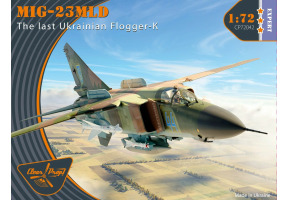Scale model 1/72 fighter MiG-23 MLD The last Ukrainian Flogger-К Clear Prop 72042