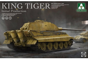 WWII German heavy tank King Tiger initial production 4 in 1