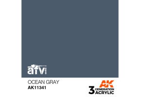 Акриловая краска OCEAN GRAY / Океанический - серый – AFV (FS35164) АК-интерактив AK11341
