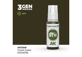 Акрилова фарба FOREST GREEN / Лісовий зелений (FS34079) – AFV АК-interactive AK11346