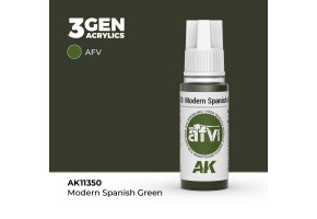 Акрилова фарба MODERN SPANISH GREEN / Сучасний зелений (Іспанія) – AFV АК-interactive AK11350