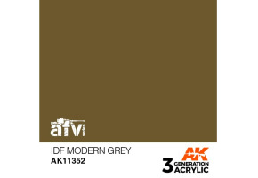 Акрилова фарба IDF MODERN GREY / Сучасний сірий (Ізраїль) – AFV АК-інтерактив AK11352