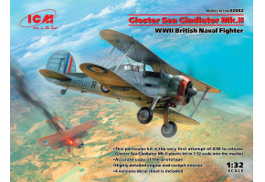 Збірна модель 1/32 Британський винищувач Gloster Sea Gladiator Mk.II ICM 32042