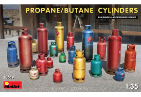 Scale model 1/35 Set Propane/Butane Cylinders MiniArt 35619