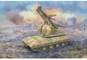 Збірна модель зенітного танка Е-100 (з ракетою "Дочка Рейну" I)