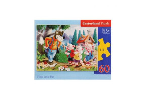 Puzzle "Three little pigs" 60 pieces