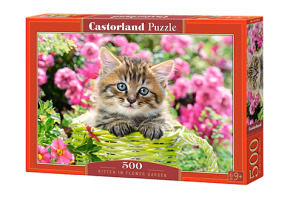 Пазл KITTEN IN FLOWER GARDEN 500 шт