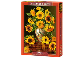 Пазл Соняшники в павичі вазе 1000 шт