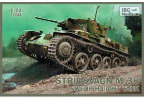 Сборная модель шведского легкого танка Stridsvagn m/38