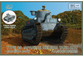 Збірна модель японського середнього танка TYPE 89 КОУ (бензиновий, ранній)