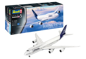 Збірна модель 1/144 Літак Boeing 747-8I "Lufthansa" Revell 03891