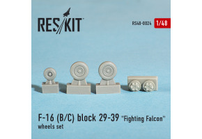 F-16 (B/C) block 29-39 "Fighting Falcon" wheels set (1/48)