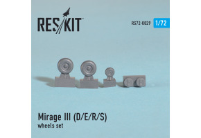 Mirage III (D/E/R/S) wheels set (1/72)