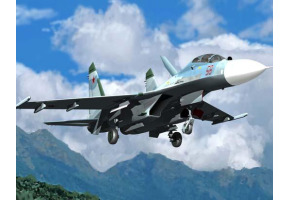 Збірна модель 1/32 Літак Су-27УБ Flanker-C Trumpeter 02270