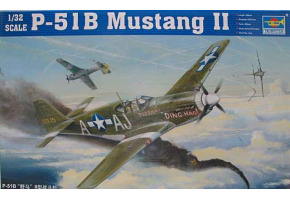 Збірна модель 1/32 Літак P-51 B Mustang 02274 Trumpeter 02274