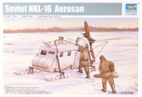 Збірна модель 1/35 Радянський аеросан NKL-16 періоду Другої світової війни  Trumpeter 02337