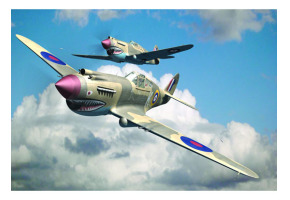 Збірна модель 1/48 Літак Curtiss P-40B "Warhawk" Trumpeter 02807