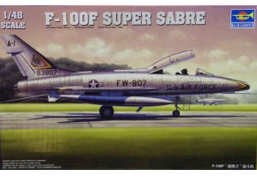 Збірна модель винищувача F-100F "Super Saber" Fighter