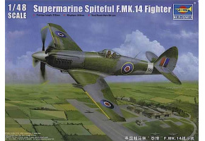 Scale model 1/48 Supermarine Spiteful F.MK.14 Fighter Trumpeter 02850