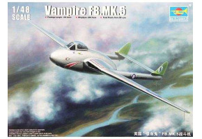 Збірна модель 1/48 Британський літак Vampire FB.MK.5 Trumpeter 02874